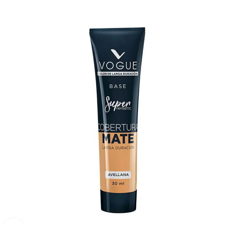 Base Super Fantastic Cobertura Mate Larga Duración Avellana 30 ML - VOGUE 1