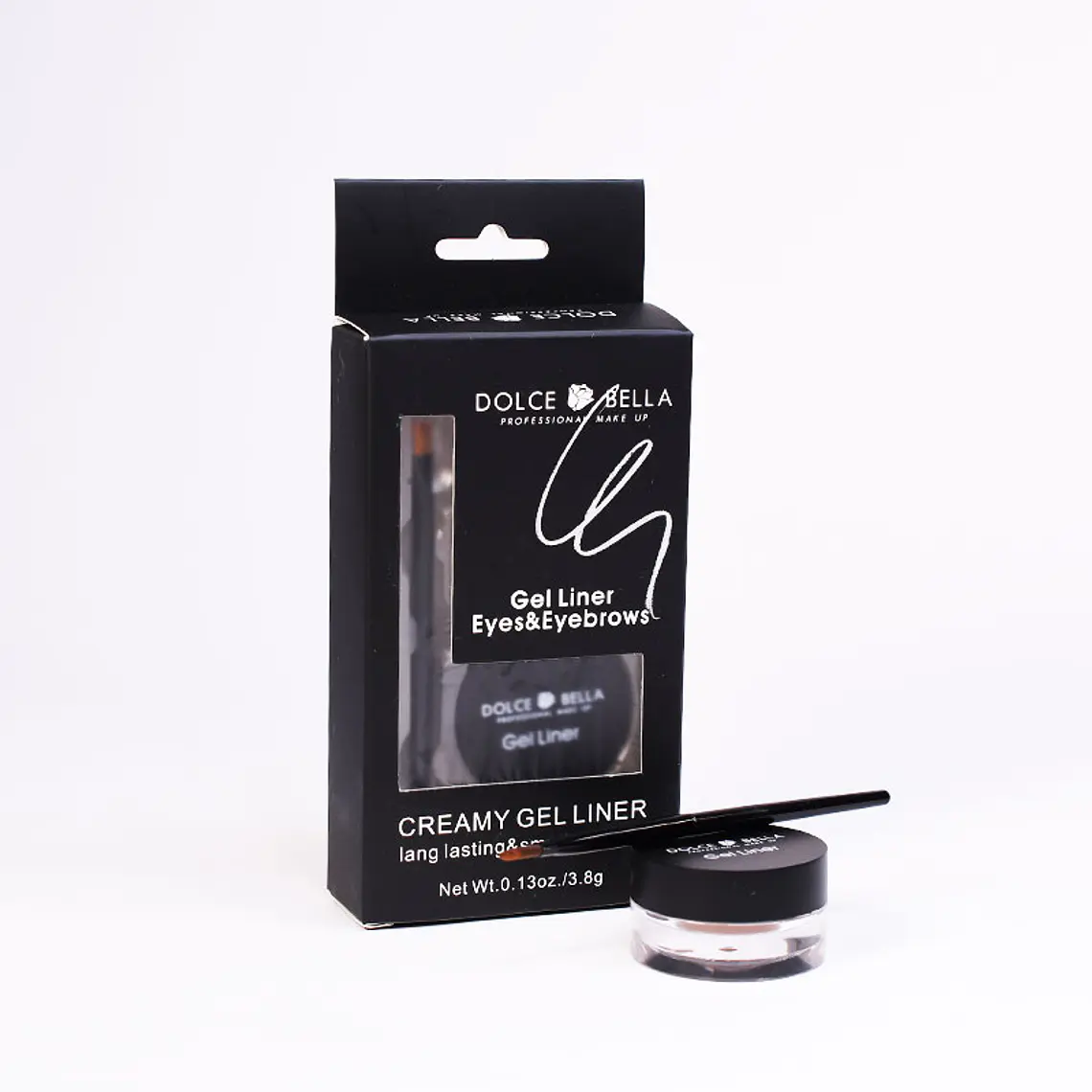 Delineador en Gel Marrón Oscuro #4 Ojos y Cejas - DOLCE BELLA 2