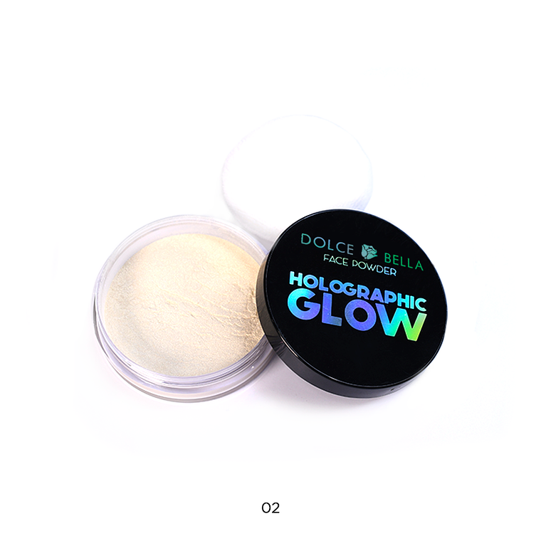 Polvo Suelto Holográfico Glow TONO 2 - DOLCE BELLA 1