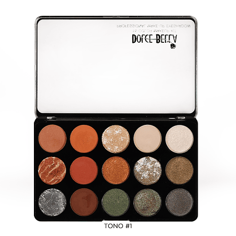 Paleta x15 Colores Tono #1 - DOLCE BELLA