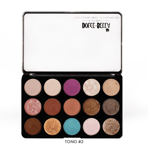 Paleta x15 Colores Tono #2 - DOLCE BELLA