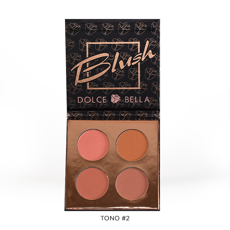 Set Rubores x4 Colores Tono #2 - DOLCE BELLA 1