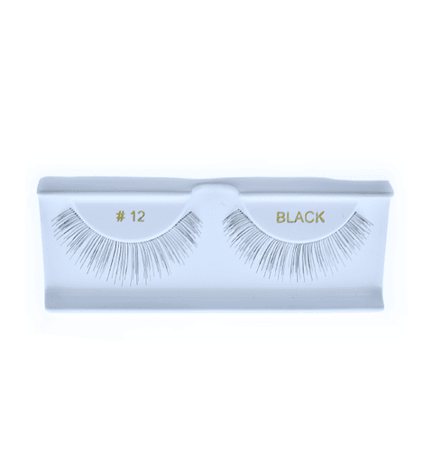 Pestañas Postizas Enteras Black Finas 12 - DOLCE BELLA