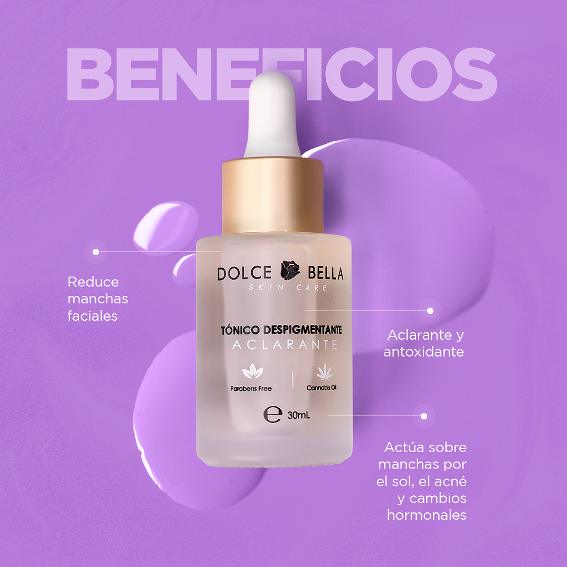 Tónico Facial Aclarante 30 ml - DOLCE BELLA 2