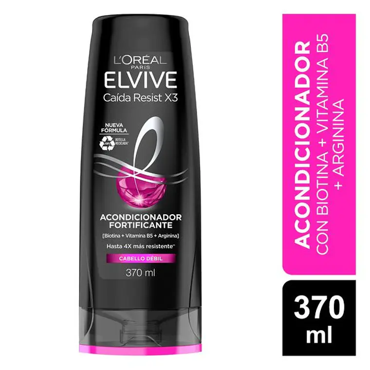 Acondicionador Elvive Caída Resist x3 370 ml - LOREAL 1