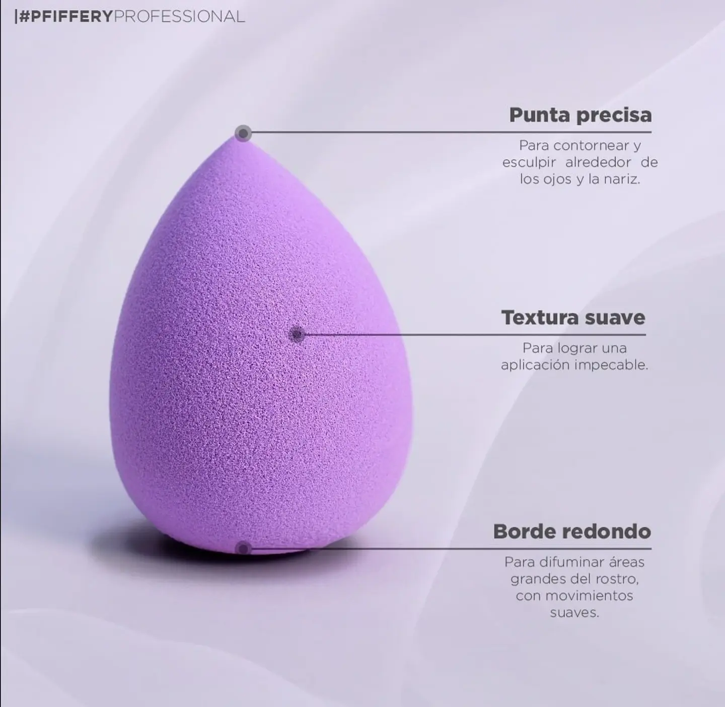 Beauty Blender x1 Esponja Aplicador de Maquillaje - PFIFFERY 3