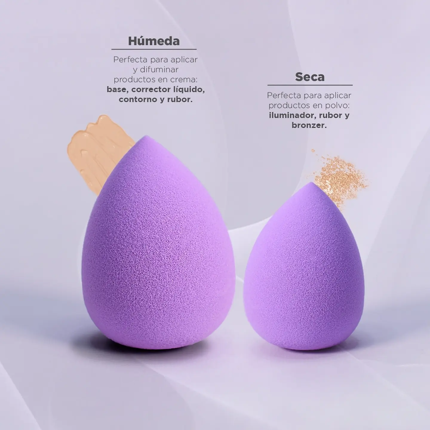 Beauty Blender x1 Esponja Aplicador de Maquillaje - PFIFFERY 2