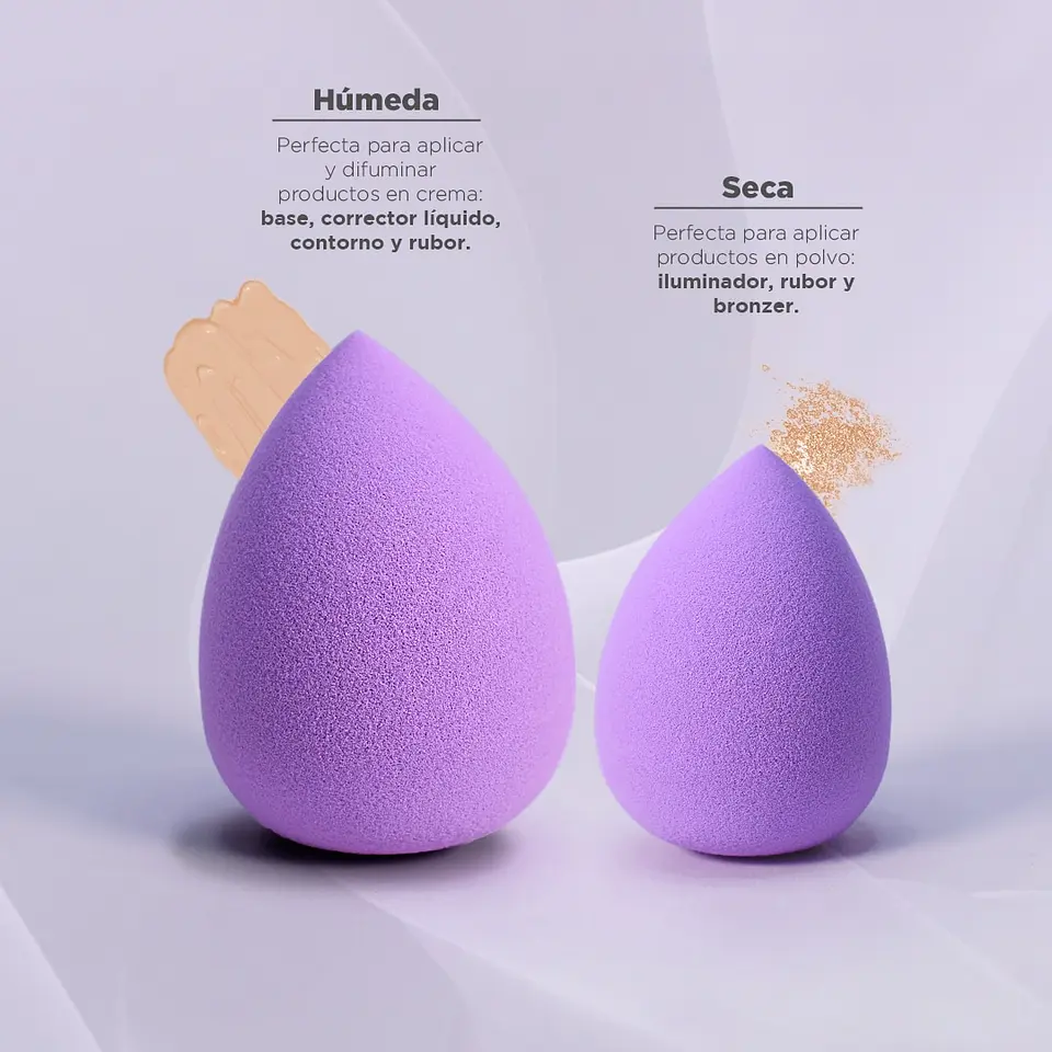 Beauty Blender x1 Esponja Aplicador de Maquillaje - PFIFFERY 2