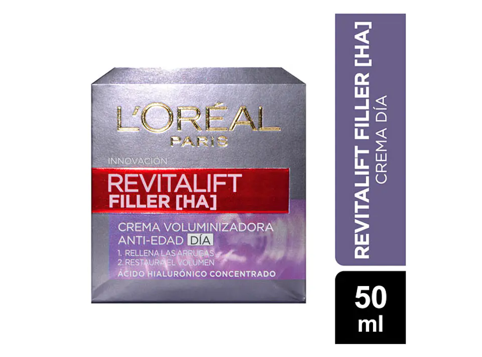 Crema Facial Revitalift Filler Día Anti-Arrugas 50 ml - LOREAL 1