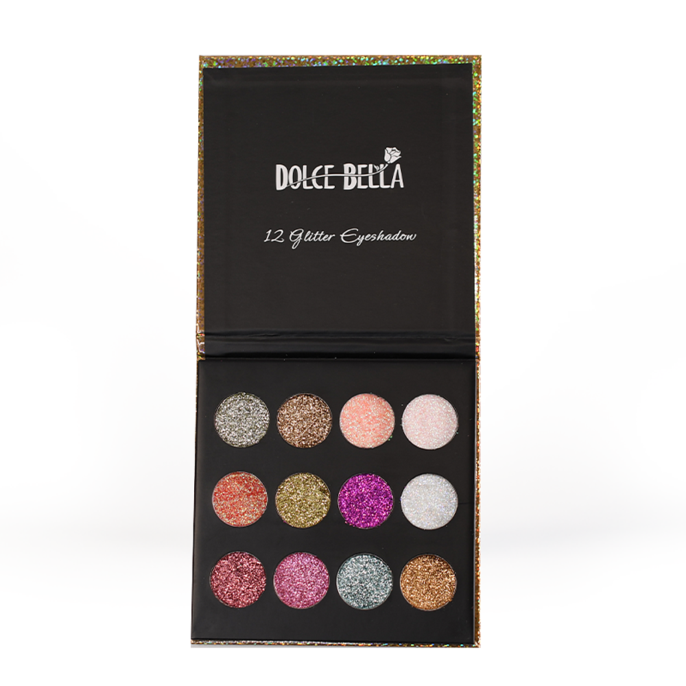 Paleta de Glitter x12 Colores - DOLCE BELLA