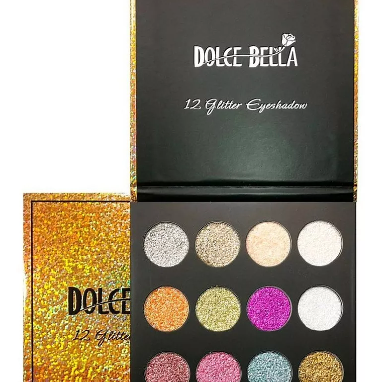 Paleta de Glitter x12 Colores - DOLCE BELLA 1