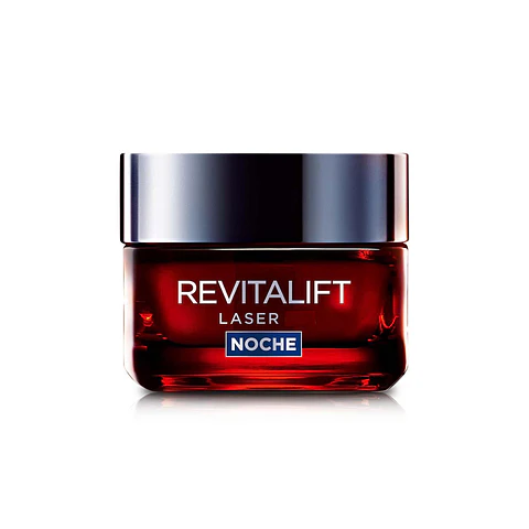 Crema Facial Revitalift Laser Noche Ácido Hialurónico + PRO-XYLANE - LOREAL