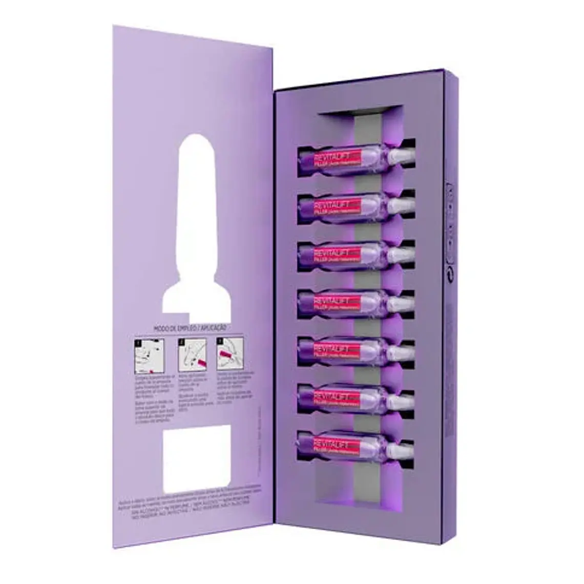 Set Anti-Arrugas Rutina Crema Día+Noche + Ampollas Ácido Hialurónico + Mascarilla + Contorno de Ojos - LOREAL- COPIAR 2