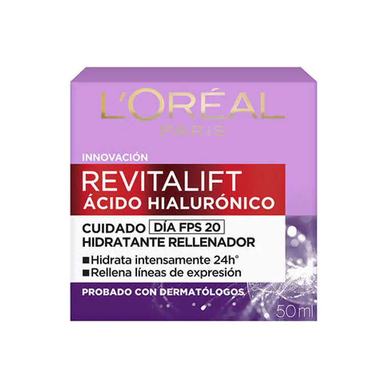 Set Anti-Arrugas Rutina Crema Día+Noche + Ampollas Ácido Hialurónico + Mascarilla + Contorno de Ojos - LOREAL- COPIAR 5
