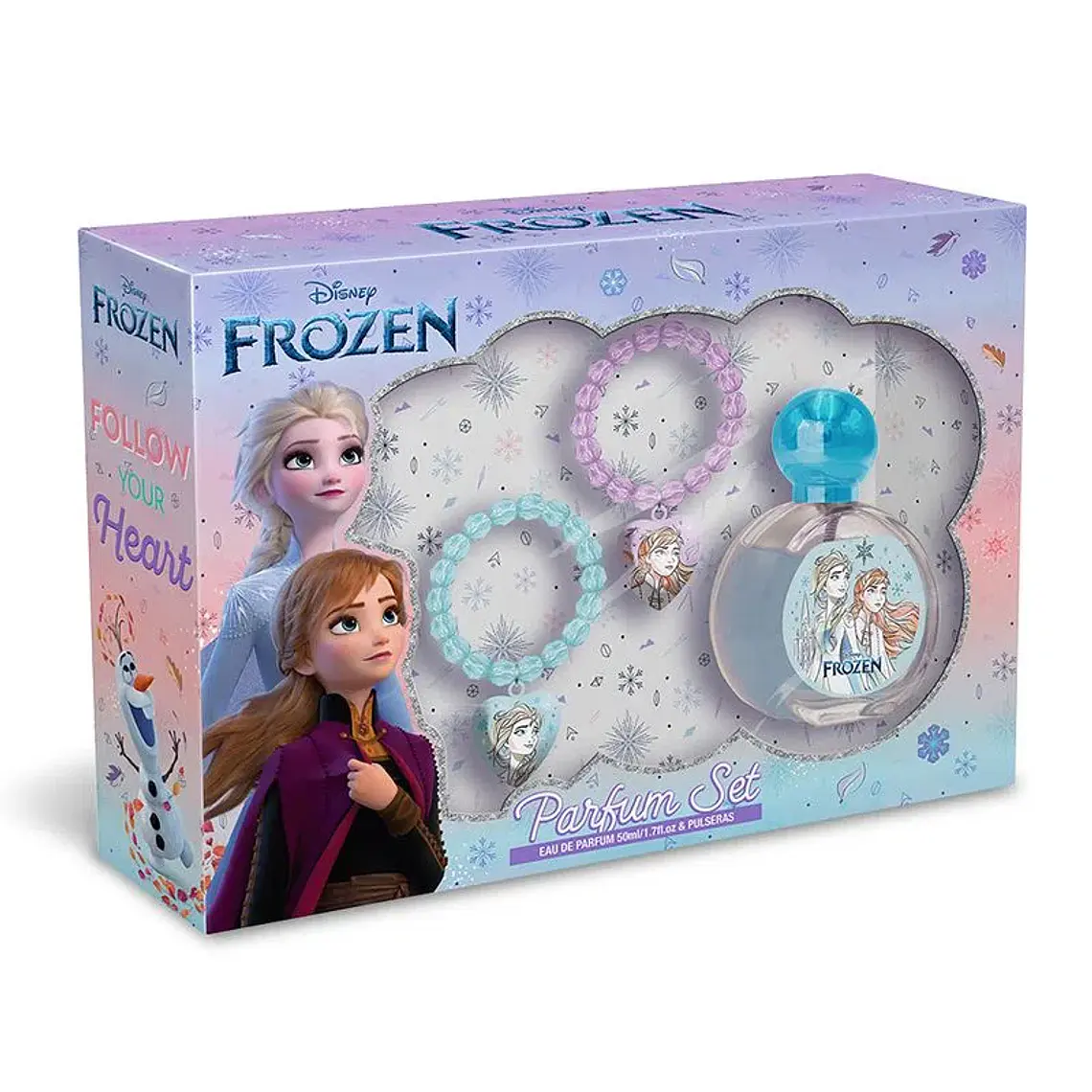 Set Perfume Frozen 50ml + dos pulseras 1