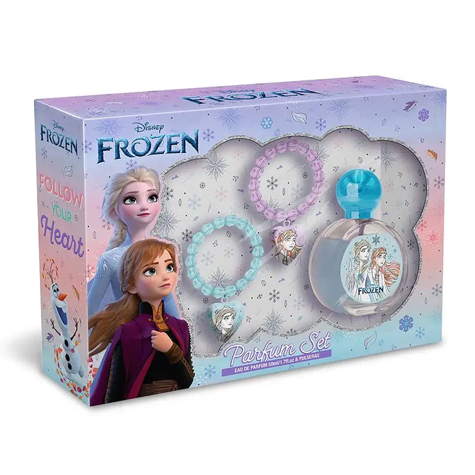Set Perfume Frozen 50ml + dos pulseras 1
