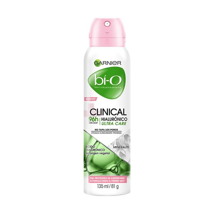 Antitranspirante Bí-o Wmn Spray - GARNIER CLINICAL HIALURÓNICO ULTRA CARE 135ML 2