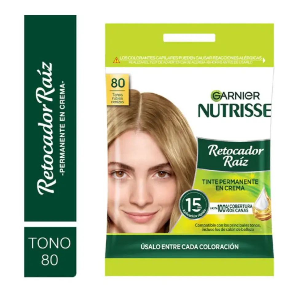 Tintura Permanente en Crema Retocador de Raíz 80 Tono - GARNIER 1