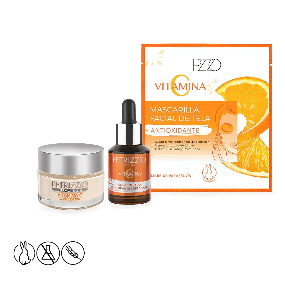 Rutina Set Tratamiento Facial Vitamina C - PETRIZZIO 1