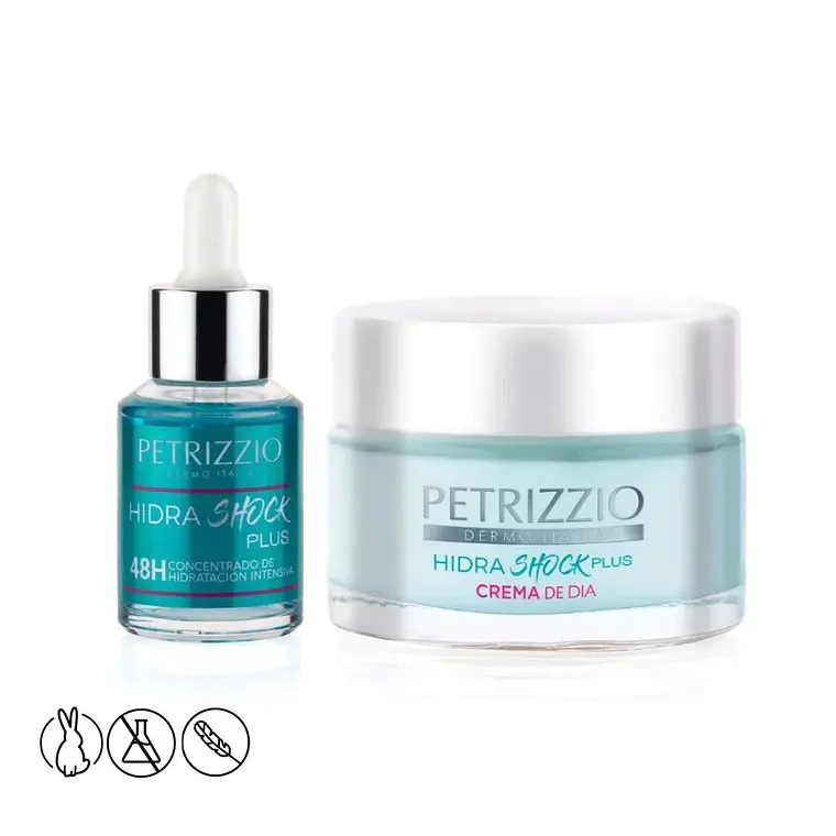 Set de Crema Día FPS15 + Sérum HidraShock Plus - PETRIZZIO 1