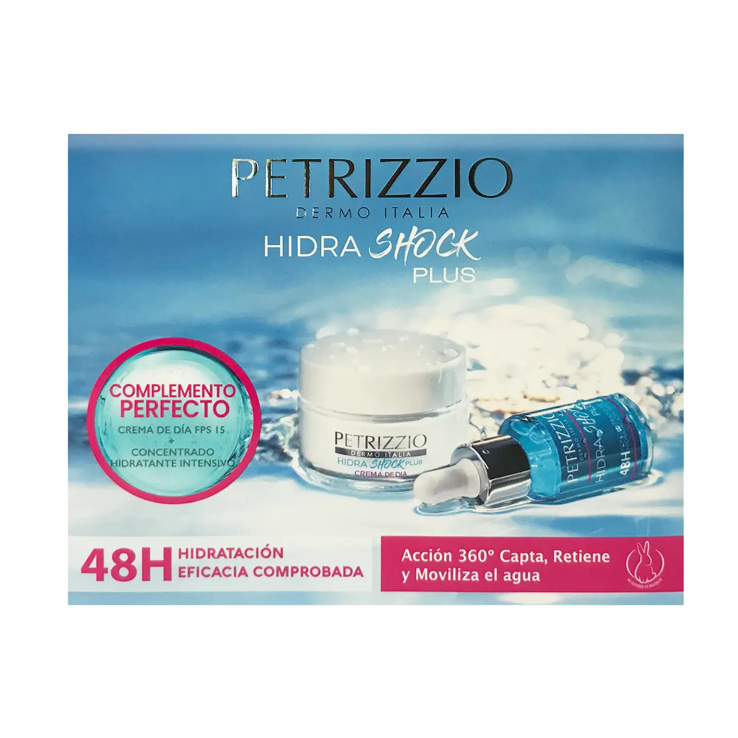 Set de Crema Día FPS15 + Sérum HidraShock Plus - PETRIZZIO 2