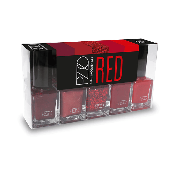 Set Esmaltes de Uñas Rojo - PETRIZZIO 1
