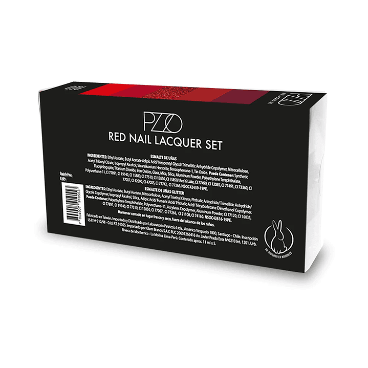 Set Esmaltes de Uñas Rojo - PETRIZZIO 2
