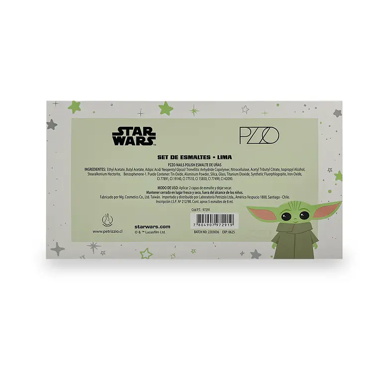 Set de Esmaltes Star Wars + Lima - PETRIZZIO 3