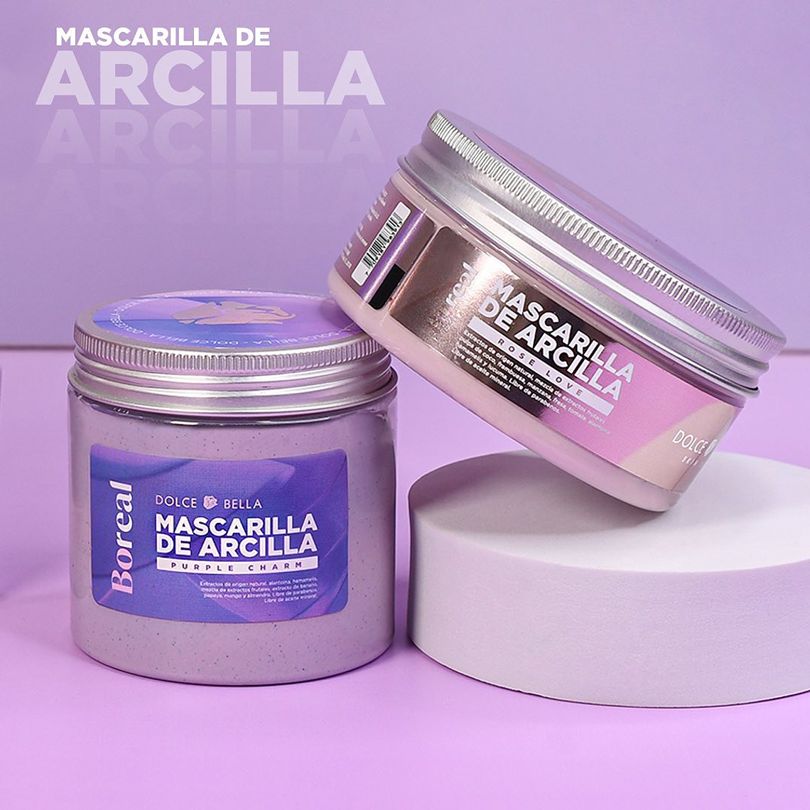 Mascarilla de Arcilla Rose Love 190g - DOLCE BELLA 2