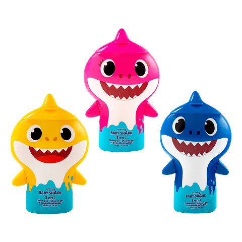 Shampoo Baby Shark 350ml 3 en 1 