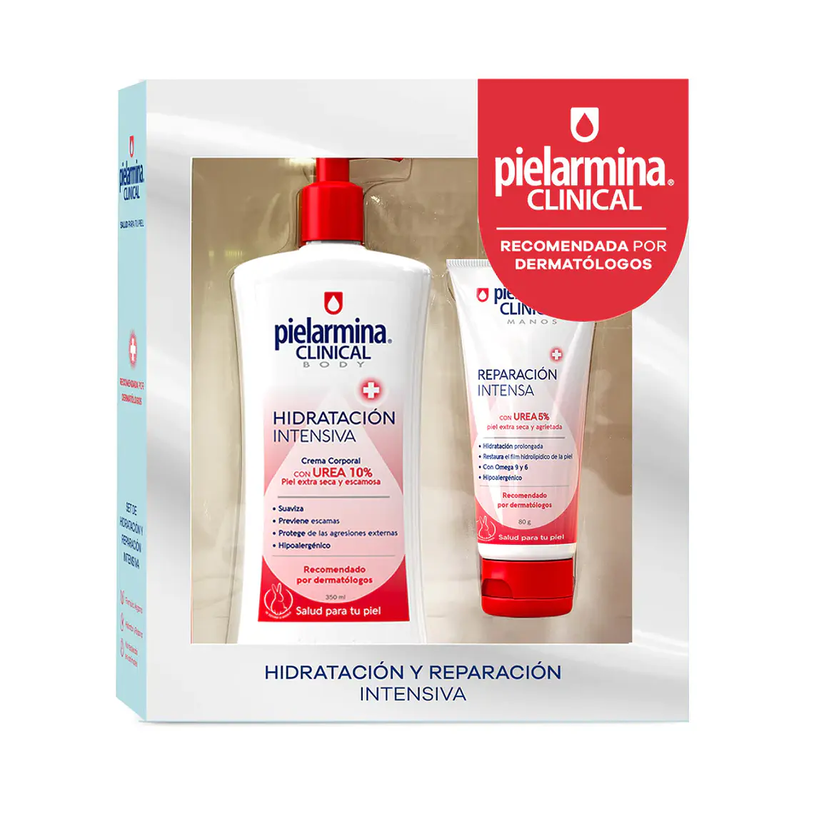 Set Cremas Reparación Intensiva Pielarmina Clinical 1