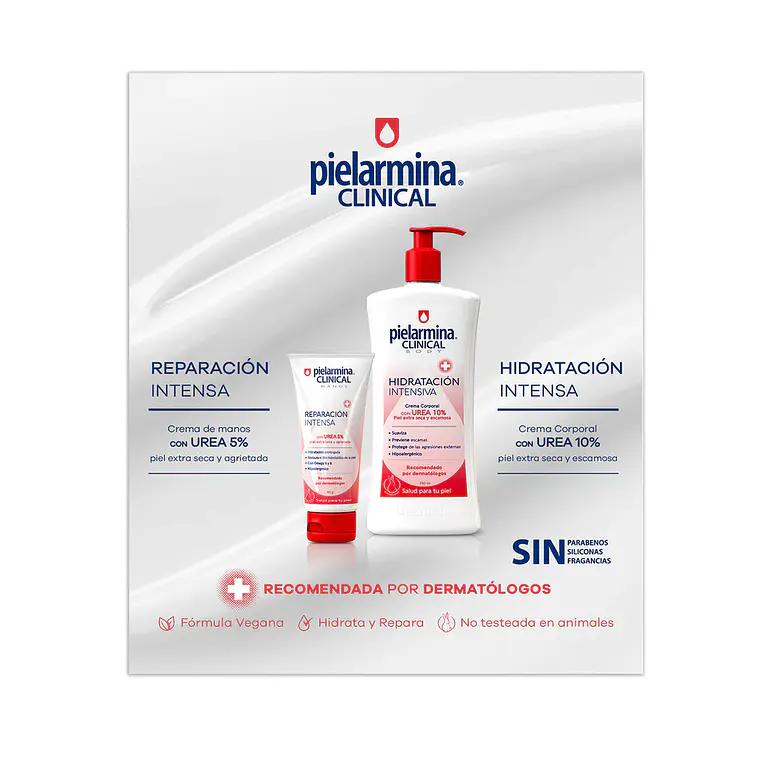 Set Cremas Reparación Intensiva Pielarmina Clinical 2