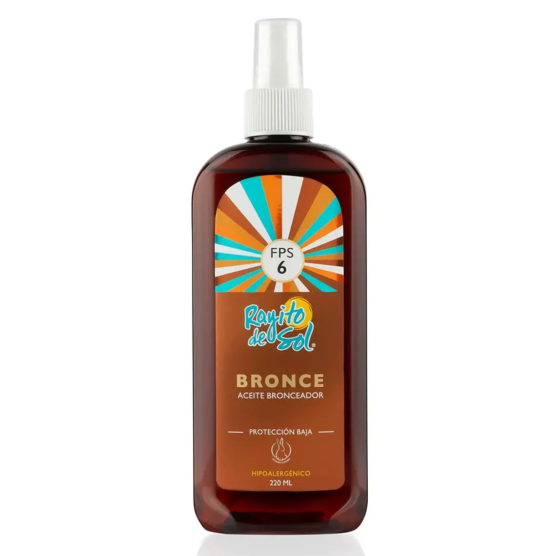 Aceite Bronceador Bronce Fps6 con Aceite de Monoi 220 mL - RAYITO DE SOL 1