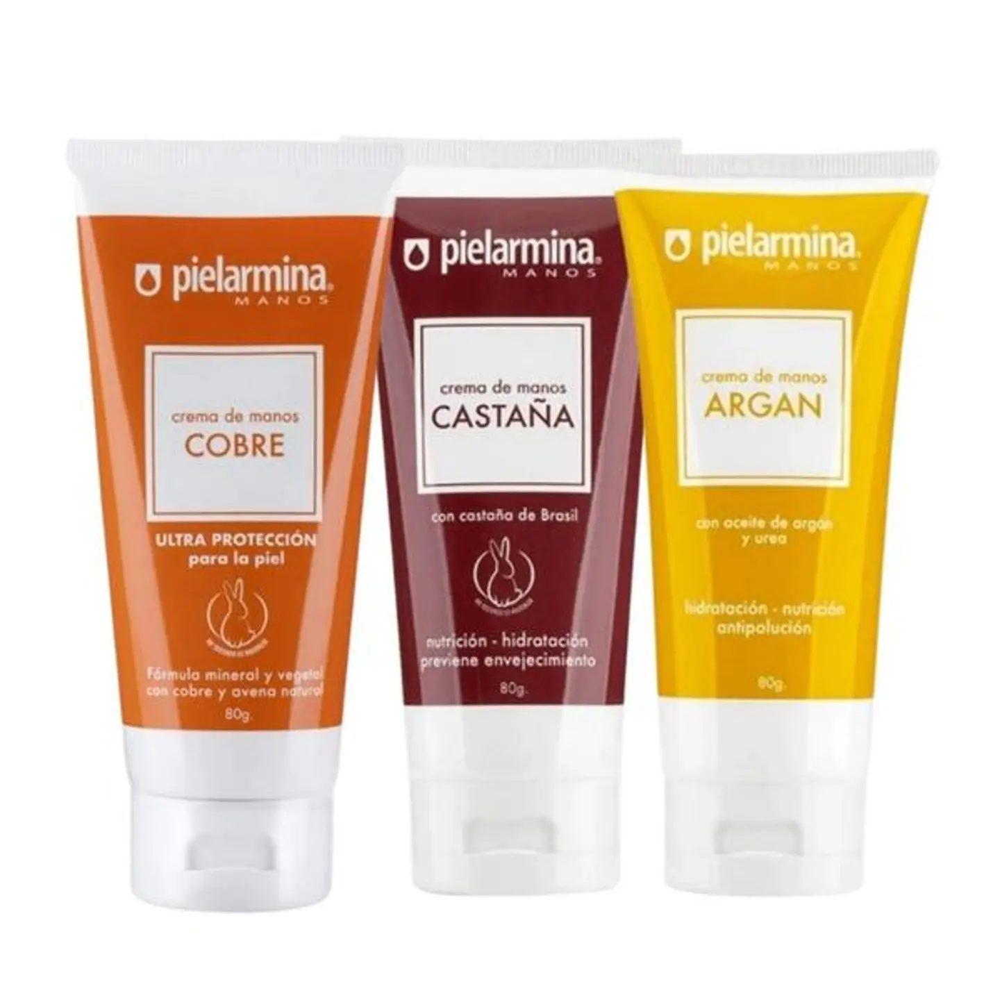 Estuche Cremas Manos Maqui 80 grs + Castaña 80 grs+ Argan 80 grs 2