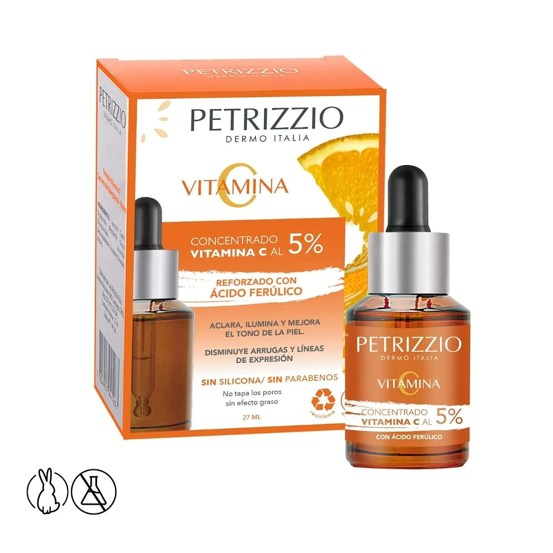 Sérum Concentrado Vitamina C al 5% - PETRIZZIO 4