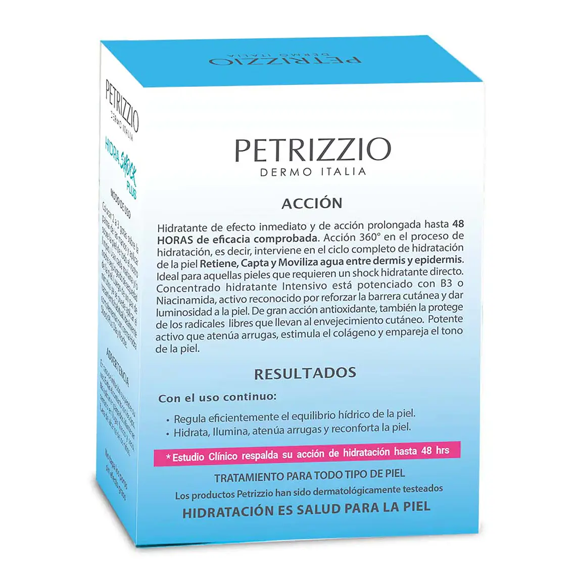 Sérum Concentrado 48 horas HidraShock Plus 28ml - PETRIZZIO 4