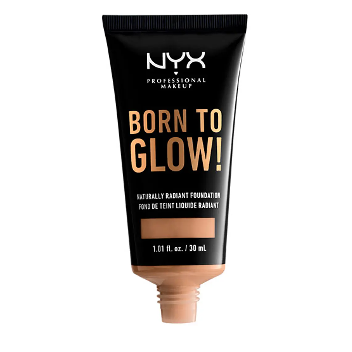 Base de maquillaje Born To Glow - NYX CAMEL 1