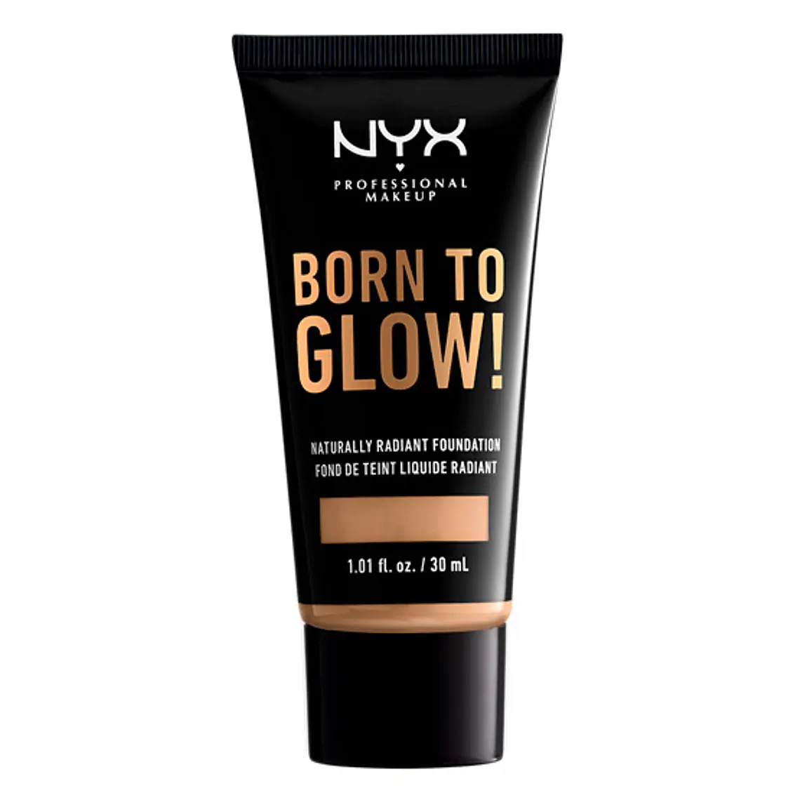 Base de maquillaje Born To Glow - NYX CAMEL 3