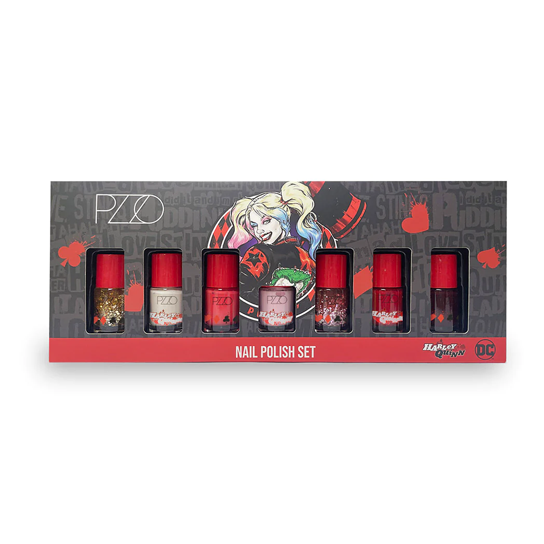 Set Esmaltes de Uñas Harley Quinn Aniversary - PETRIZZIO 1