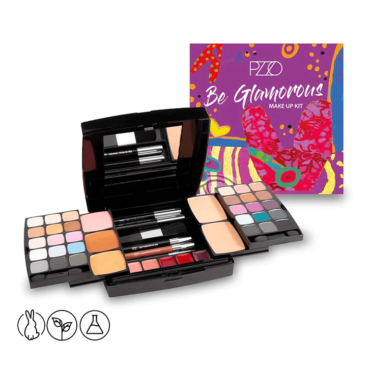 Set Completo de Maquillaje Kit Be Glamorous - PETRIZZIO 1