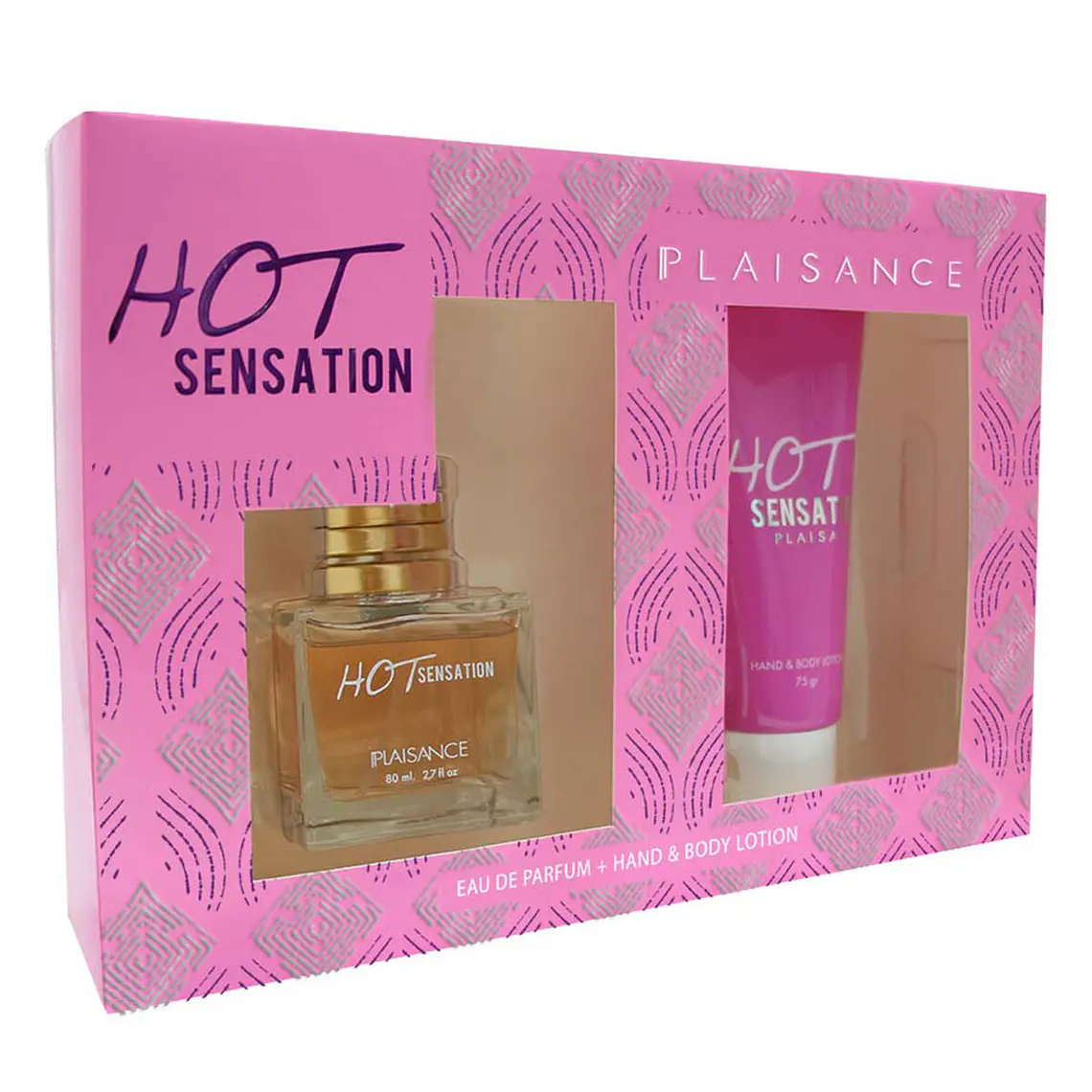 Set Perfume Plaisance Hot Sensation EDP 80 ml + Crema 75G N21 PETRIZZIO 1