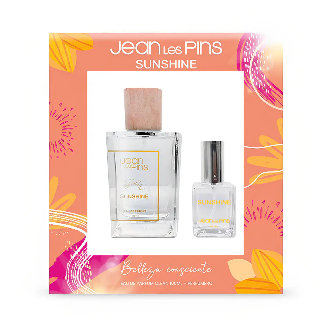 Set Perfume Sunshine EDP 100 ml + Perfumero 10 ml - JEAN LES PINS 1