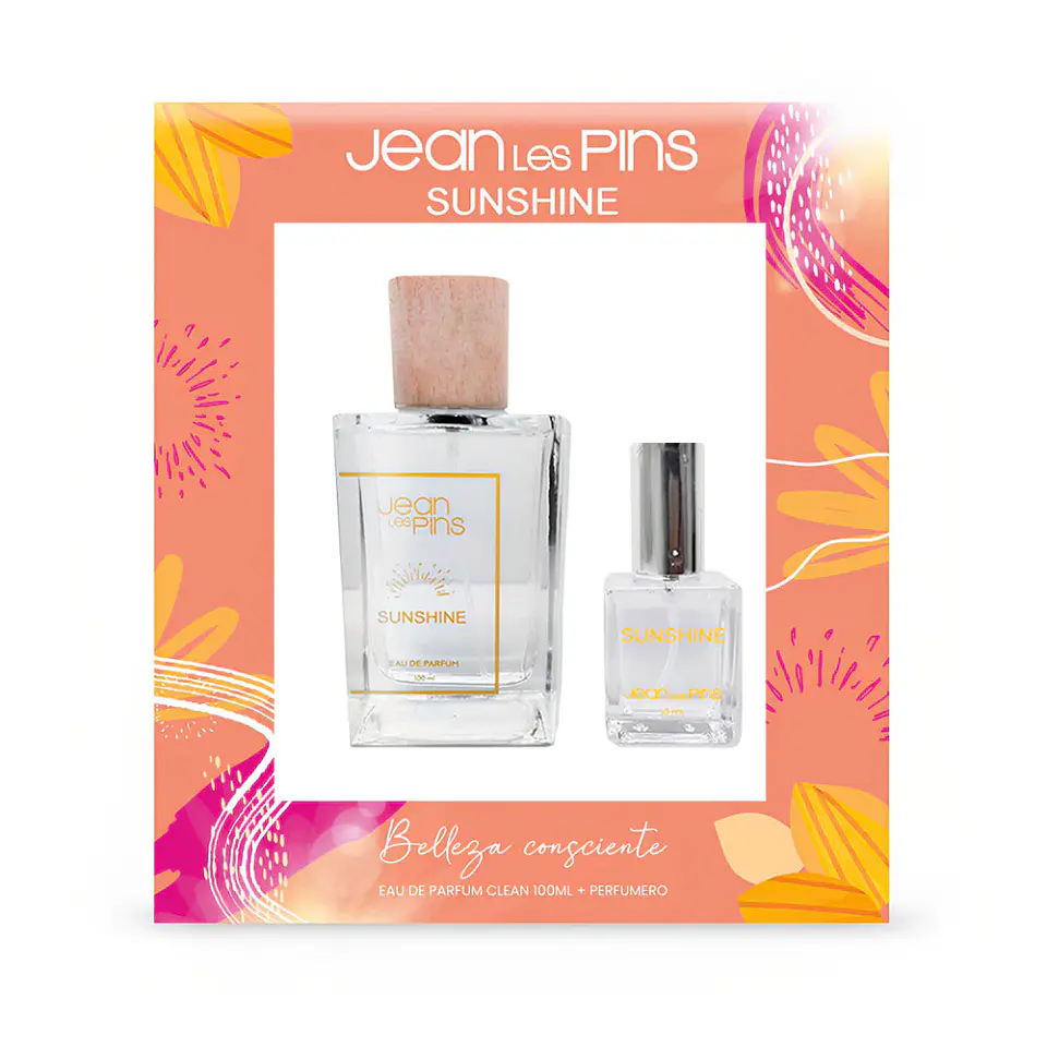 Set Perfume Sunshine EDP 100 ml + Perfumero 10 ml - JEAN LES PINS 1