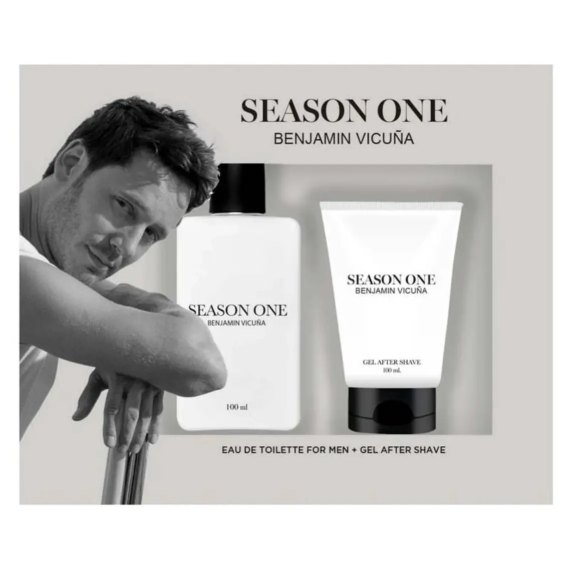 Set Perfume Season One EDT 100 ml + Gel After Shave Benjamin Vicuna PETRIZZIO 1