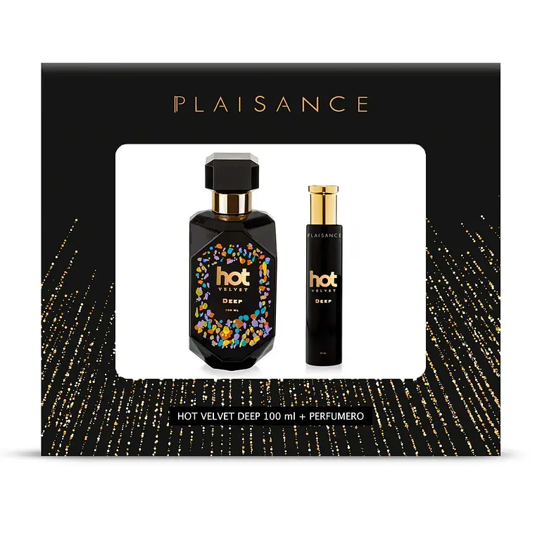 Set Perfume Velvet Deep EDP 100 ml + Perfumero - PLAISANCE PETRIZZIO 1