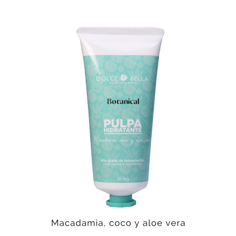 Pulpa Hidratante Macadamia, Coco y Aloe Vera 90g - DOLCE BELLA 1