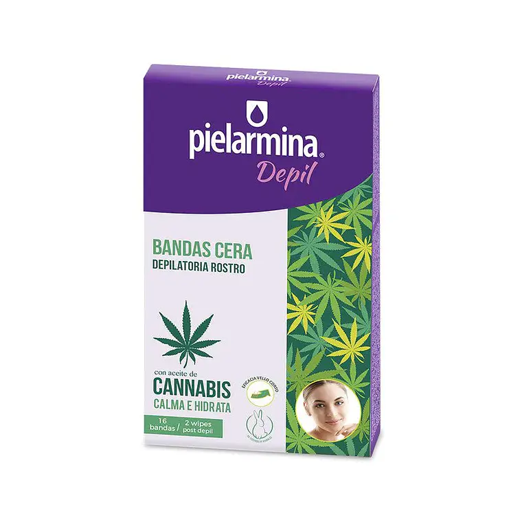 Pielarmina Bandas Depilatorias Faciales Cannabis- PETRIZZIO 1
