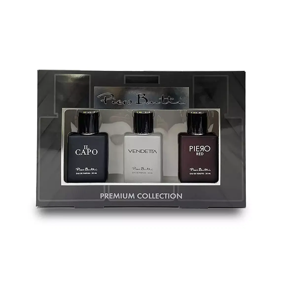 Set Perfumes Piero Red Deep + Il Capo + Vendetta Piero Butti - PETRIZZIO 1