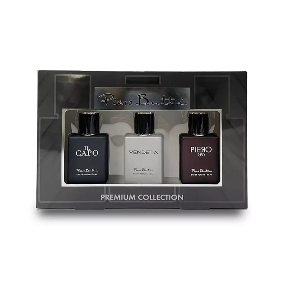 Set Perfumes Piero Red Deep + Il Capo + Vendetta Piero Butti - PETRIZZIO 1