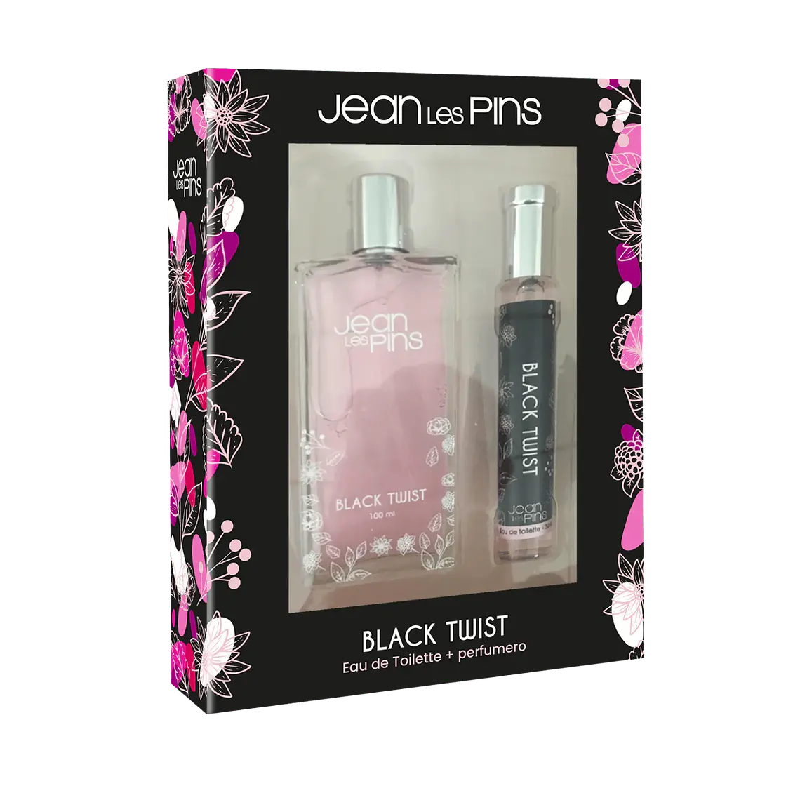 Set Fragancia Black Twist 100 ml + Miniatura EDT 30 ml JEAN LES PINS - PETRIZZIO 1